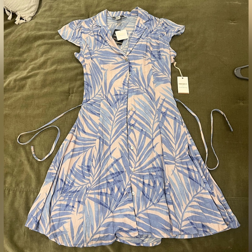 Forever 21 “Contemporary” Blue Dress, Small